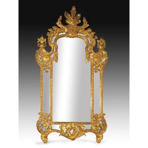 Golden Cornucopia Mirror, 20th Century.