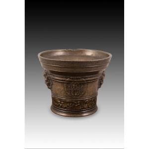 Flemish Mortar. Bronze. 17th Century. 