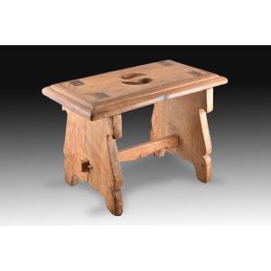 Bench. Elm Wood. 17th Century.