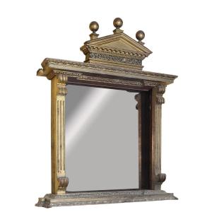 Frame. Carved, Polychrome And Gilded Wood. 16th Century. 