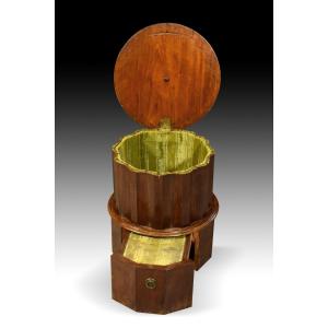 "dompedro" In Mahogany Wood. 19th-20th Century.