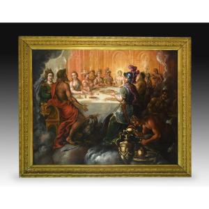 Circle Of Corte, Juan De La . “the Marriage Of Thetis And Peleus.” Oil On Canvas.