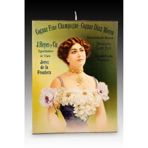 Advertising Poster, Reyes Y Cía, Wine Exporters, Jerez De La Frontera (...).