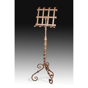 Lectern. Wrought Iron. 17th Century Baluster; Remainder 20th Century.  