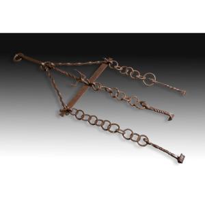 Wrought Iron Kitchen Hearth, 16th Century.