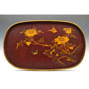 Lacquered Tray. Japan, Possibly 19th Century.