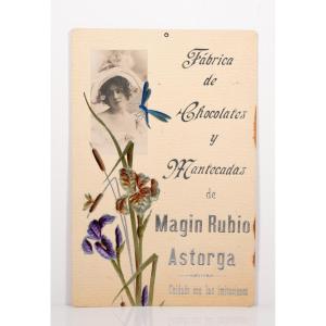 Advertising Poster, Magin Rubio Factory. Paper Or Cardboard. Spain, Possibly Around 1900. The Factory