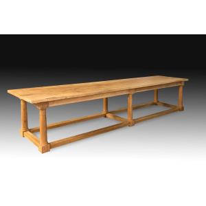 Contemporary Dining Room Table Based On English Models. 