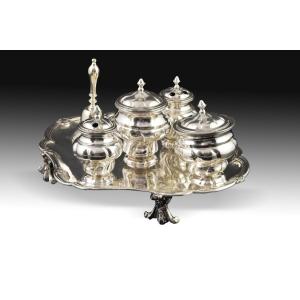 Silver Writing Set. Cordoba (spain). 18th Century.