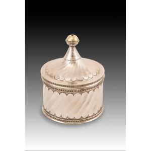 Pyx. Money. Palencia, Spain. Pedro De Palacios, Juan De Peso Hallmark, Circa 1530.  