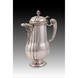 Pitcher. Silver. Hallmark Probably Francisco De Arenas. Cadiz, Spain, 1761. 