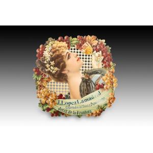 Advertising Poster, J. López Lamadrid, Exporter Of Wines And Spirits, Jerez (...).