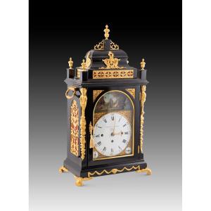 “bracket” Table Clock With Automata And Chime. Spencer & Perkins. 1765-1806.