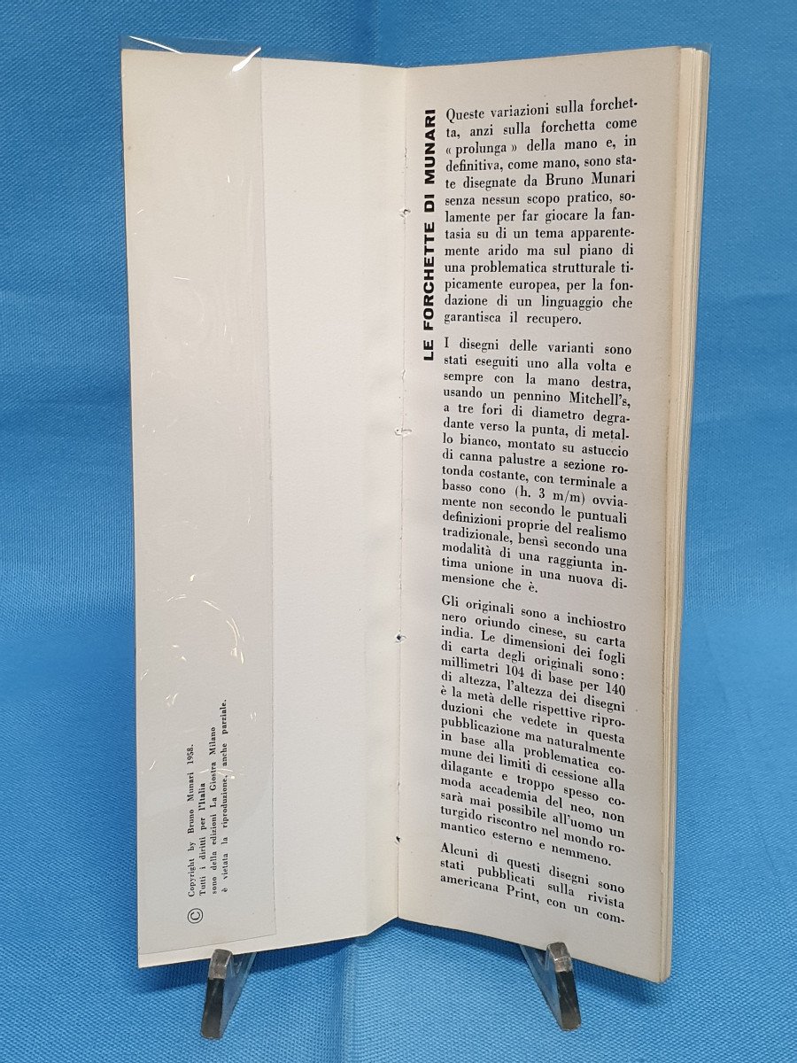 Munari Bruno  - Les fourchettes de Munari - The Munari's Forks - Le forchette di Munari 1958-photo-4