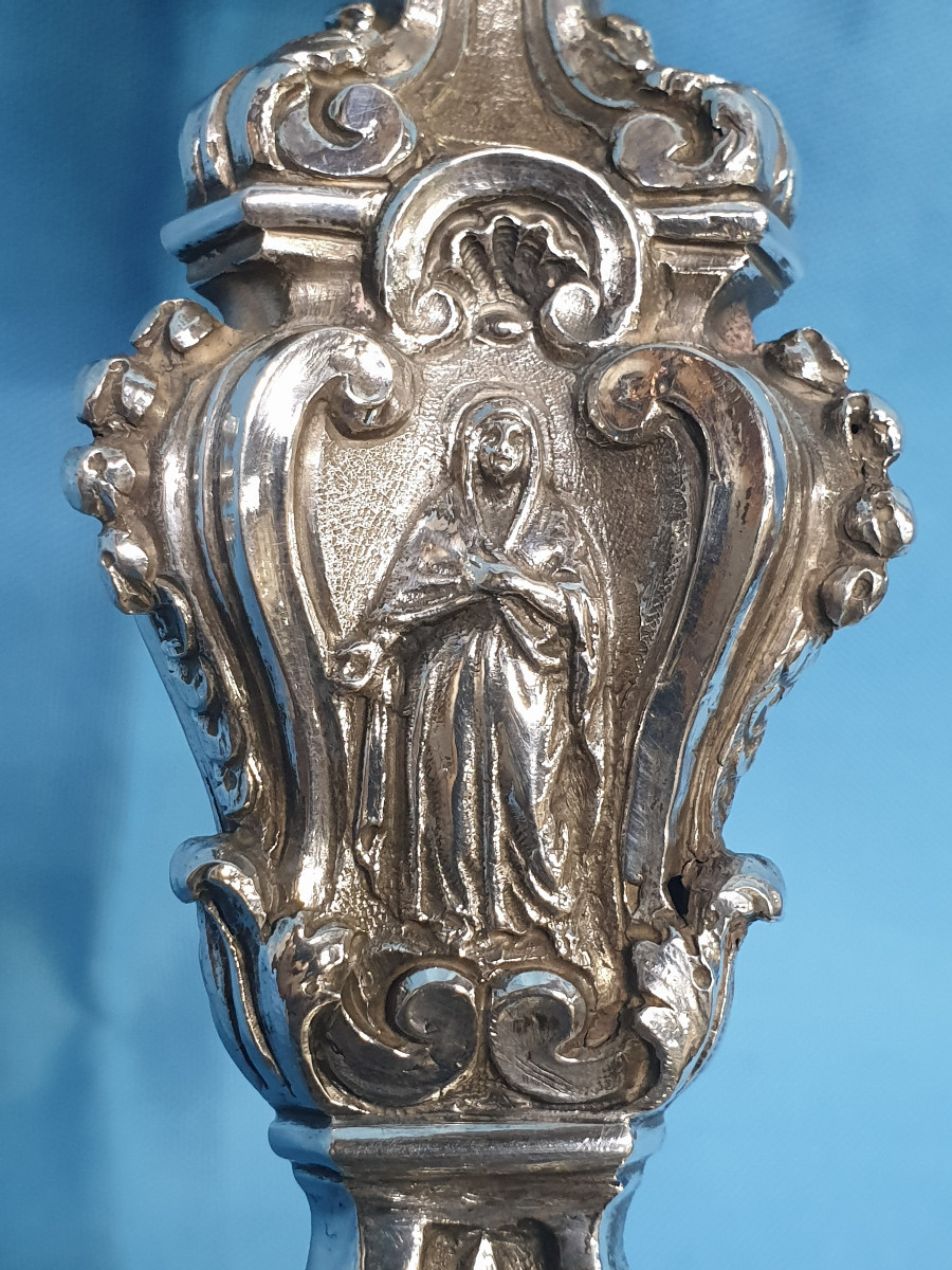 Calice in argento. Italia, probabilmente Stati Pontifici,  XVIII  secolo-photo-7