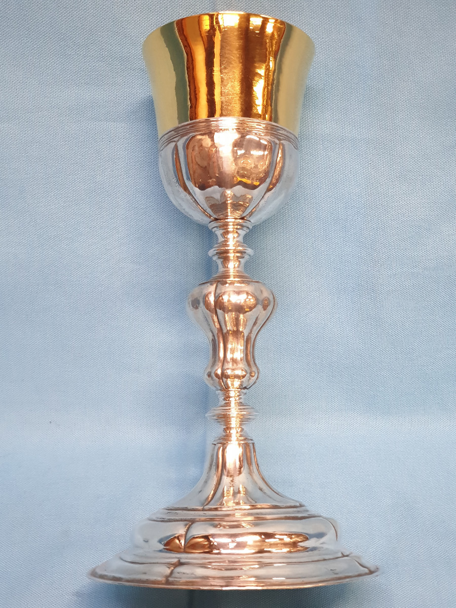 Calice in argento. Italia, ambito emiliano (Parma), fine XVIII- inizi XIX secolo-photo-2