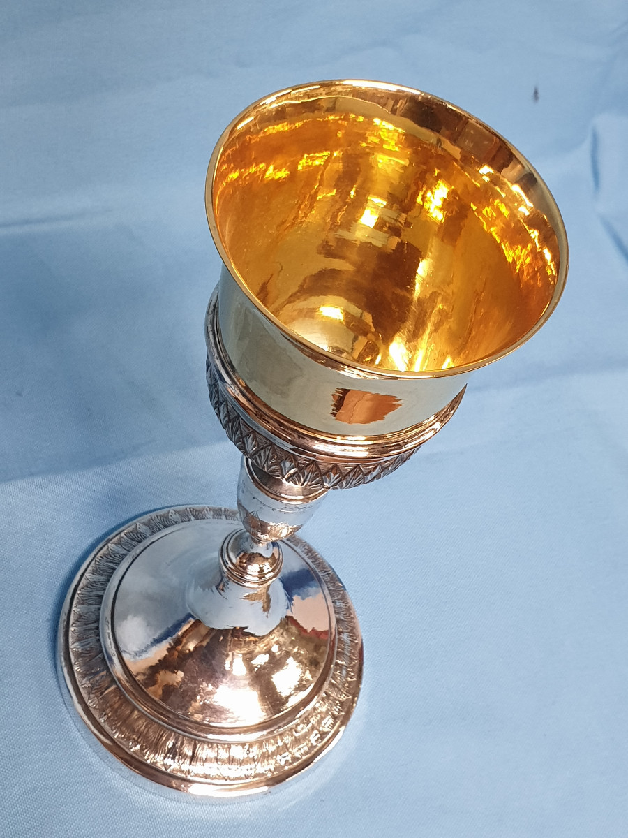 Calice in argento. Roma, prima metà del XIX secolo-photo-2