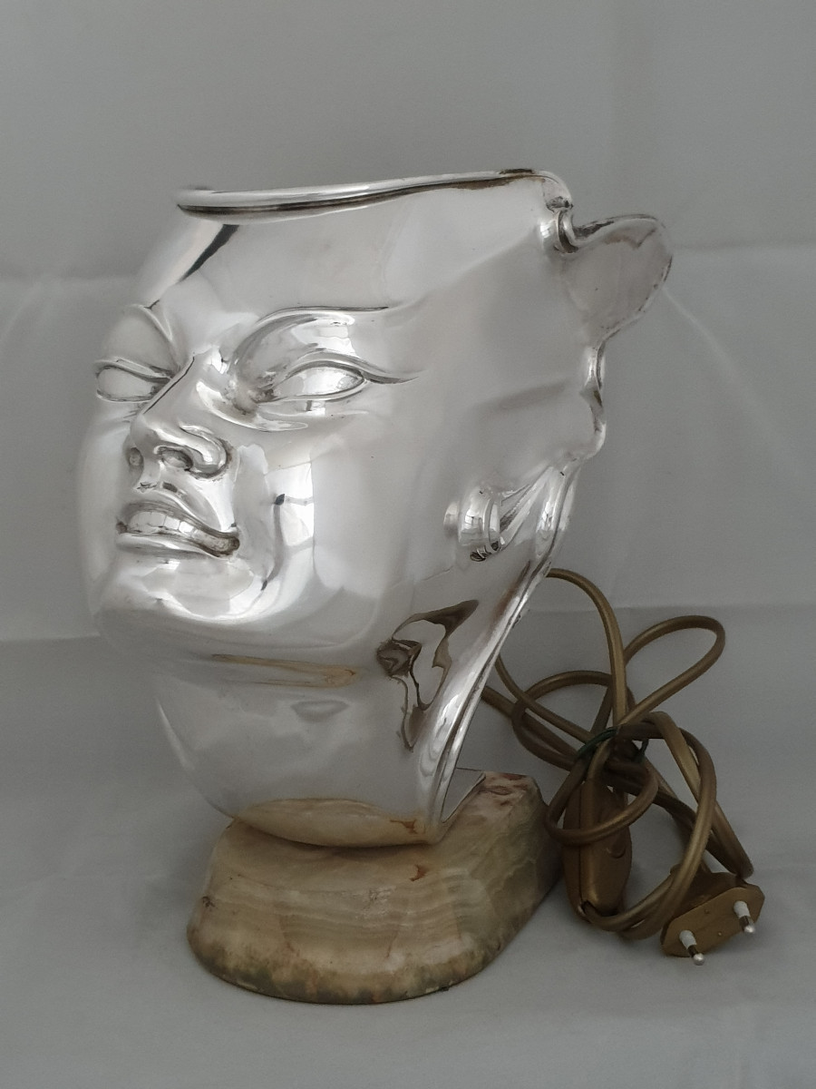 Lampada in argento. Le Argenterie di Milano di Fiorentini Guido, XX secolo-photo-3