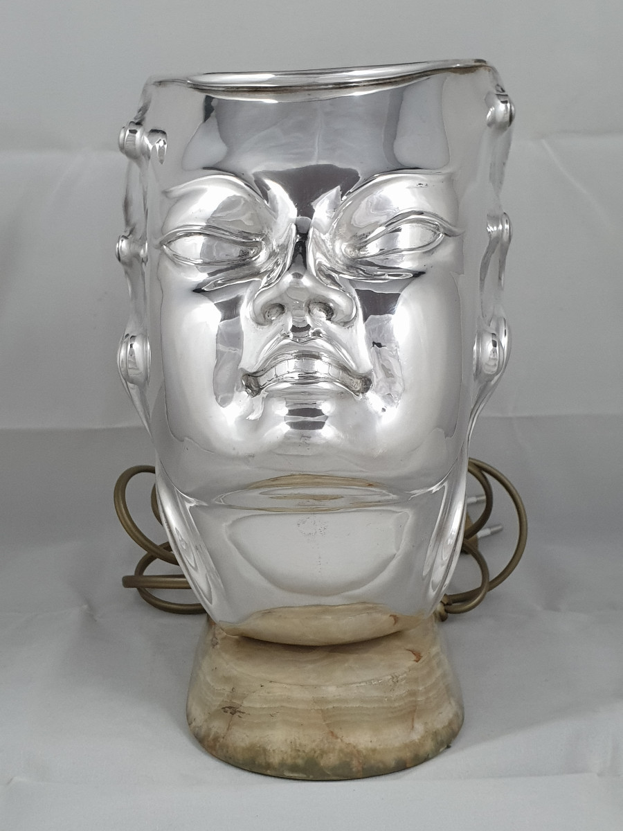 Lampada in argento. Le Argenterie di Milano di Fiorentini Guido, XX secolo-photo-1