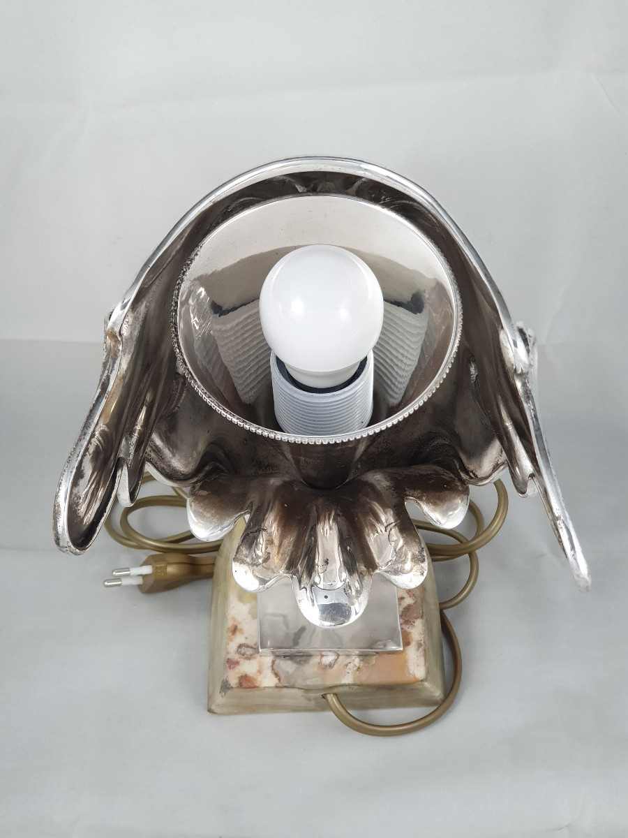 Lampada in argento. Le Argenterie di Milano di Fiorentini Guido, XX secolo-photo-3