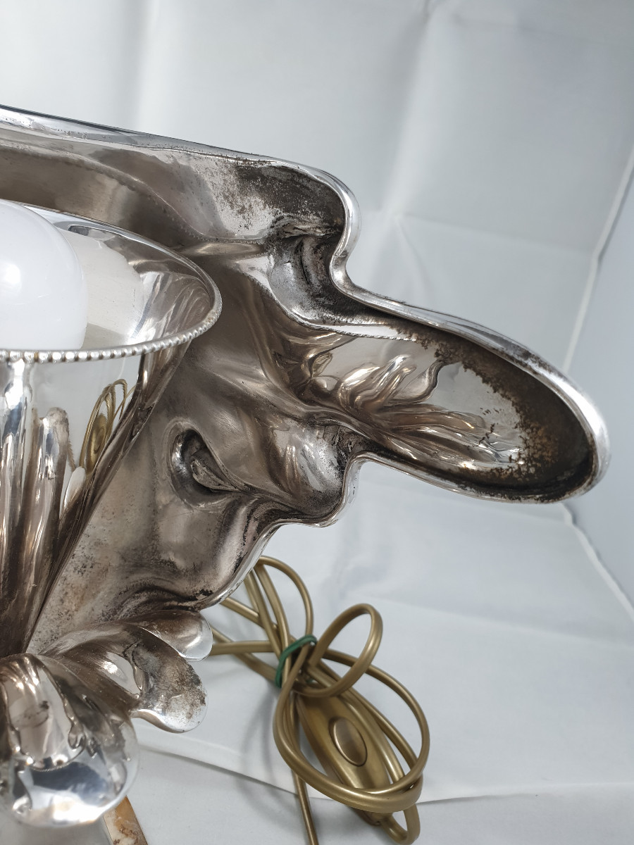 Lampada in argento. Le Argenterie di Milano di Fiorentini Guido, XX secolo-photo-5