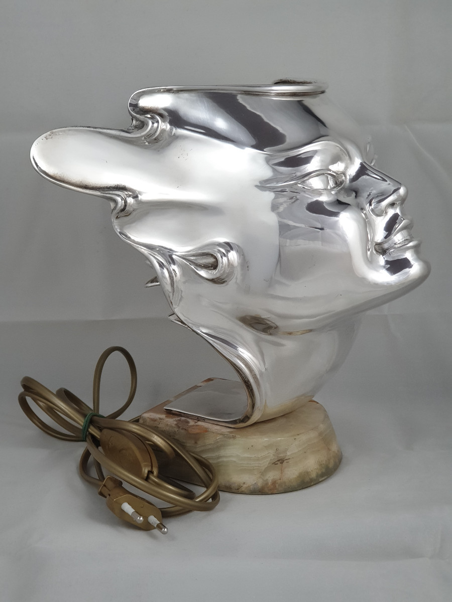 Lampada in argento. Le Argenterie di Milano di Fiorentini Guido, XX secolo-photo-6