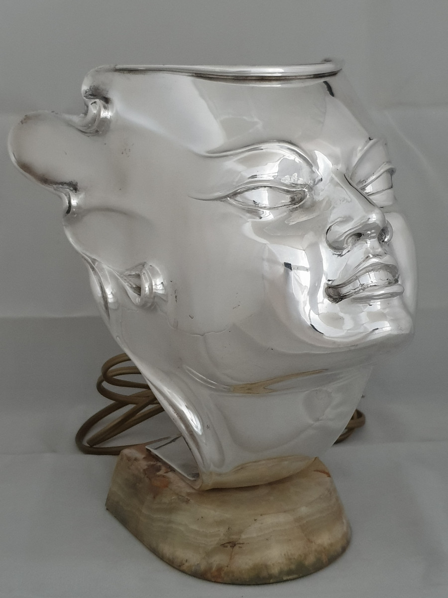 Lampada in argento. Le Argenterie di Milano di Fiorentini Guido, XX secolo