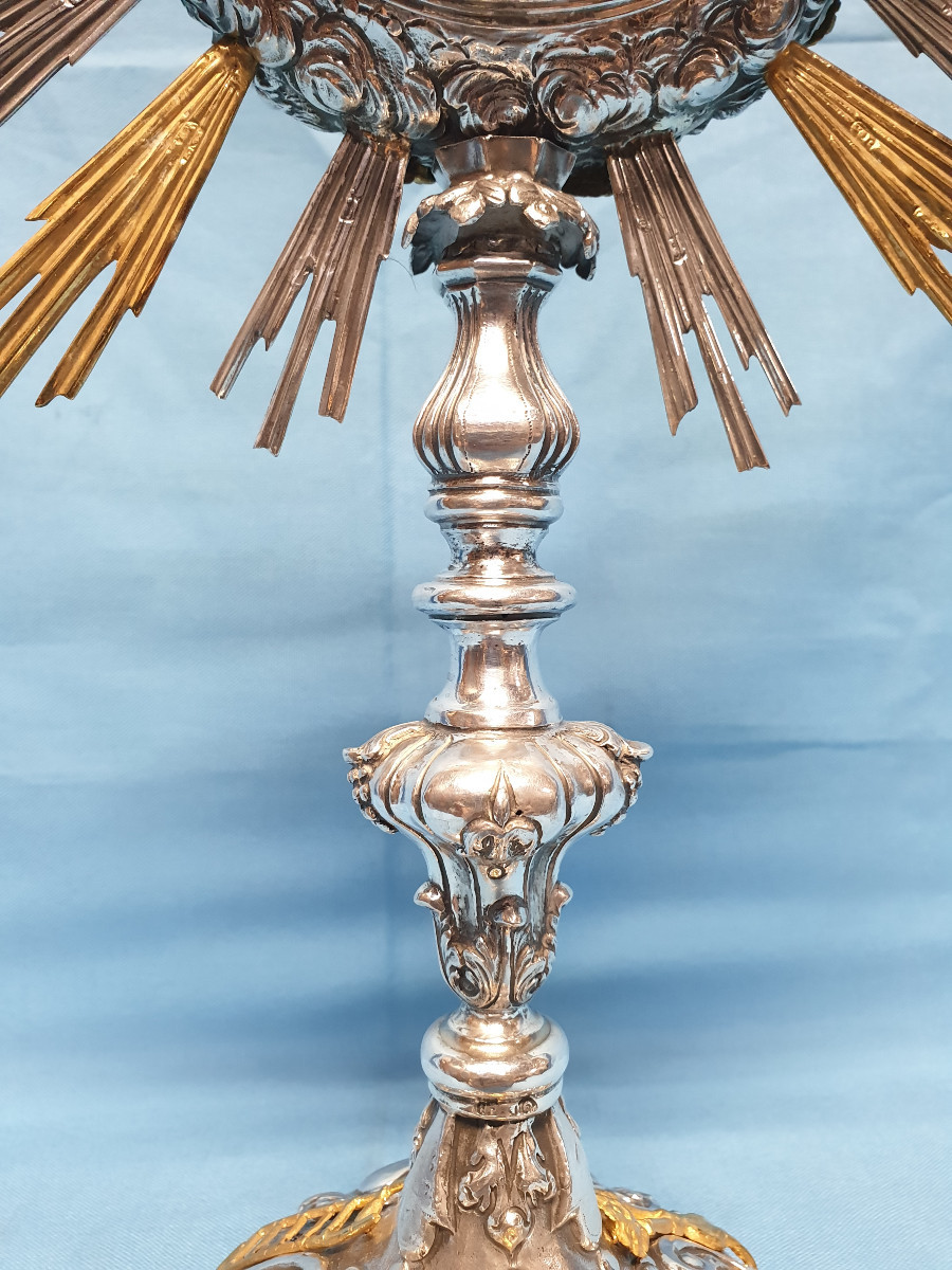 Ostensorio in argento. Venezia, seconda metà del XVIII secolo-photo-1