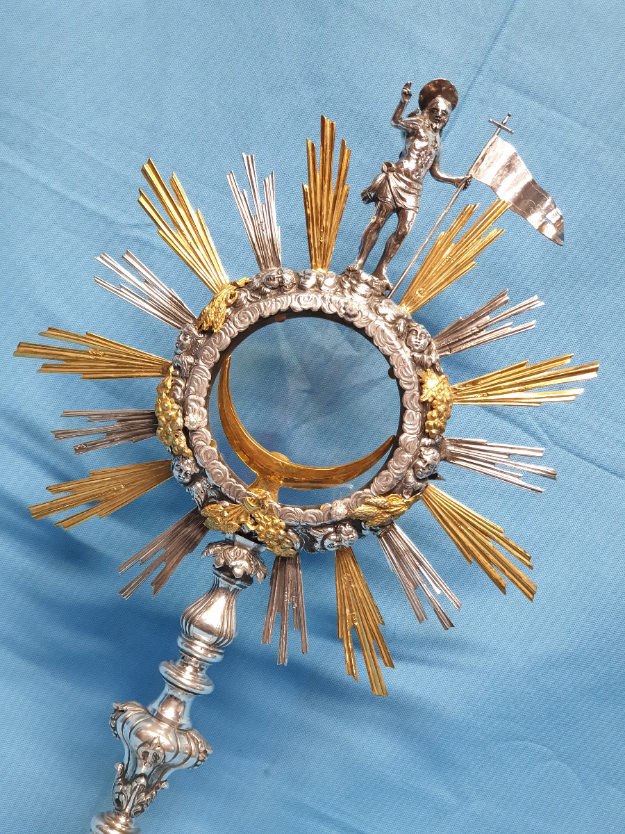Ostensorio in argento. Venezia, seconda metà del XVIII secolo-photo-2