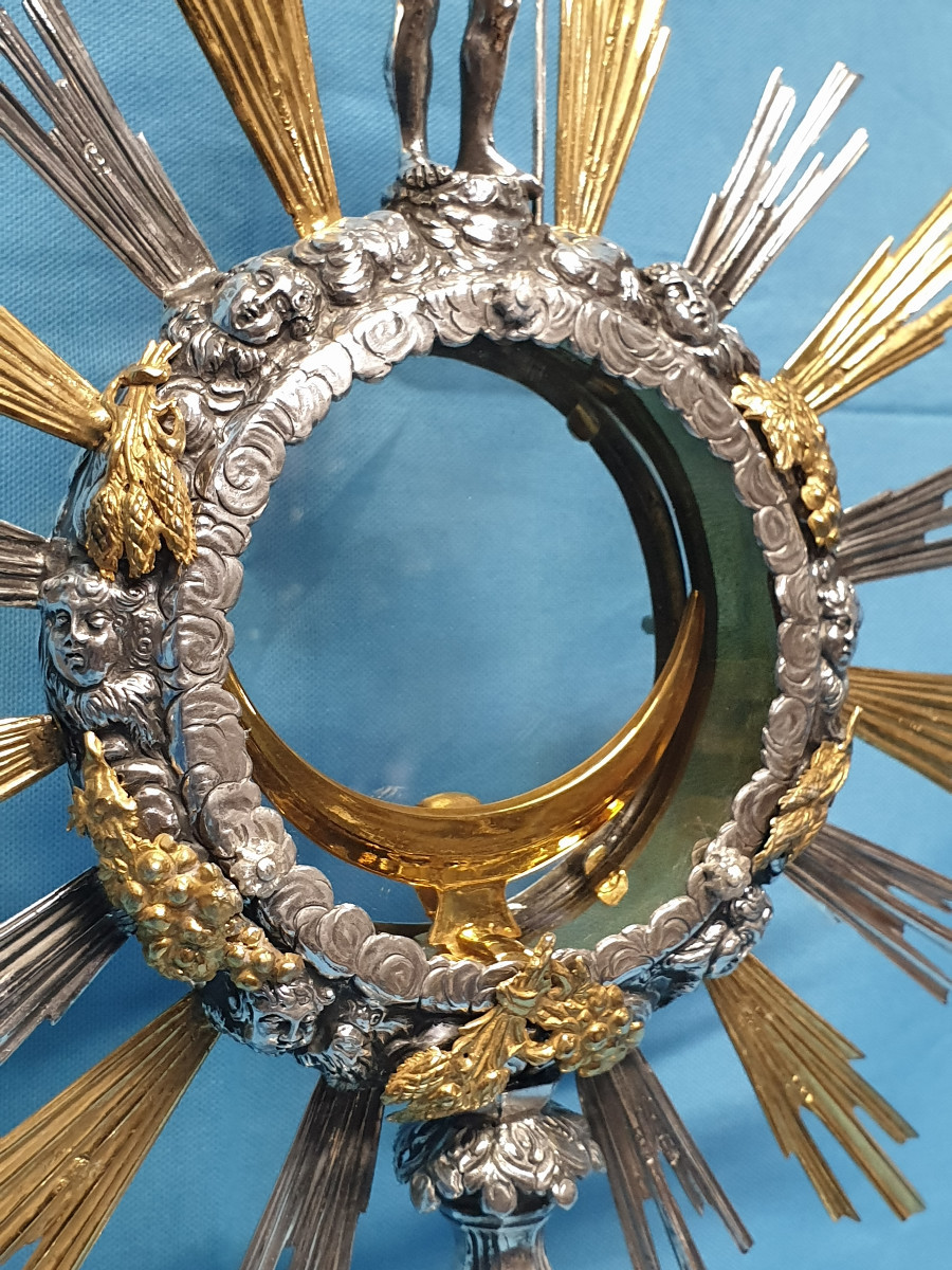 Ostensorio in argento. Venezia, seconda metà del XVIII secolo-photo-3