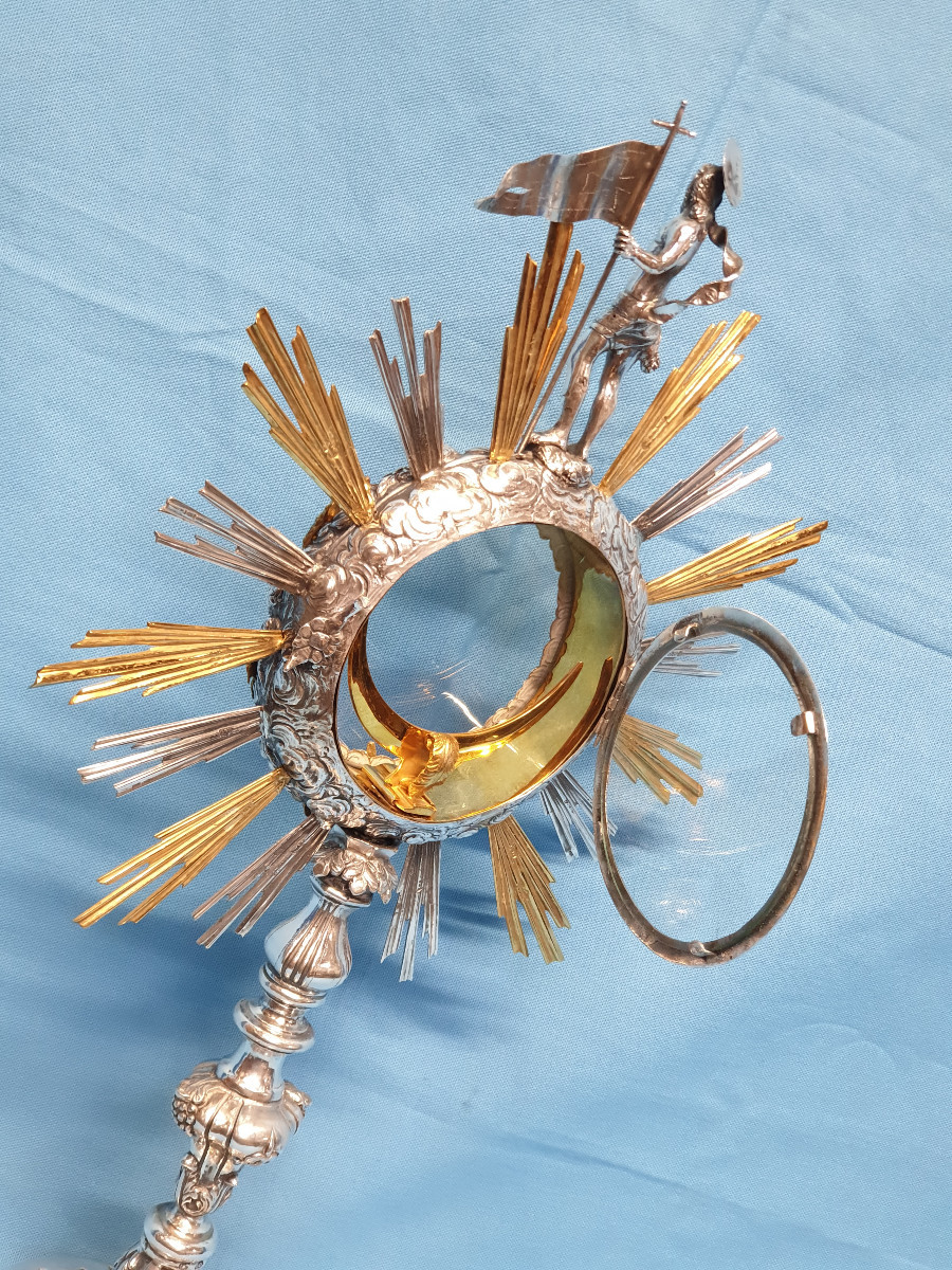 Ostensorio in argento. Venezia, seconda metà del XVIII secolo-photo-5