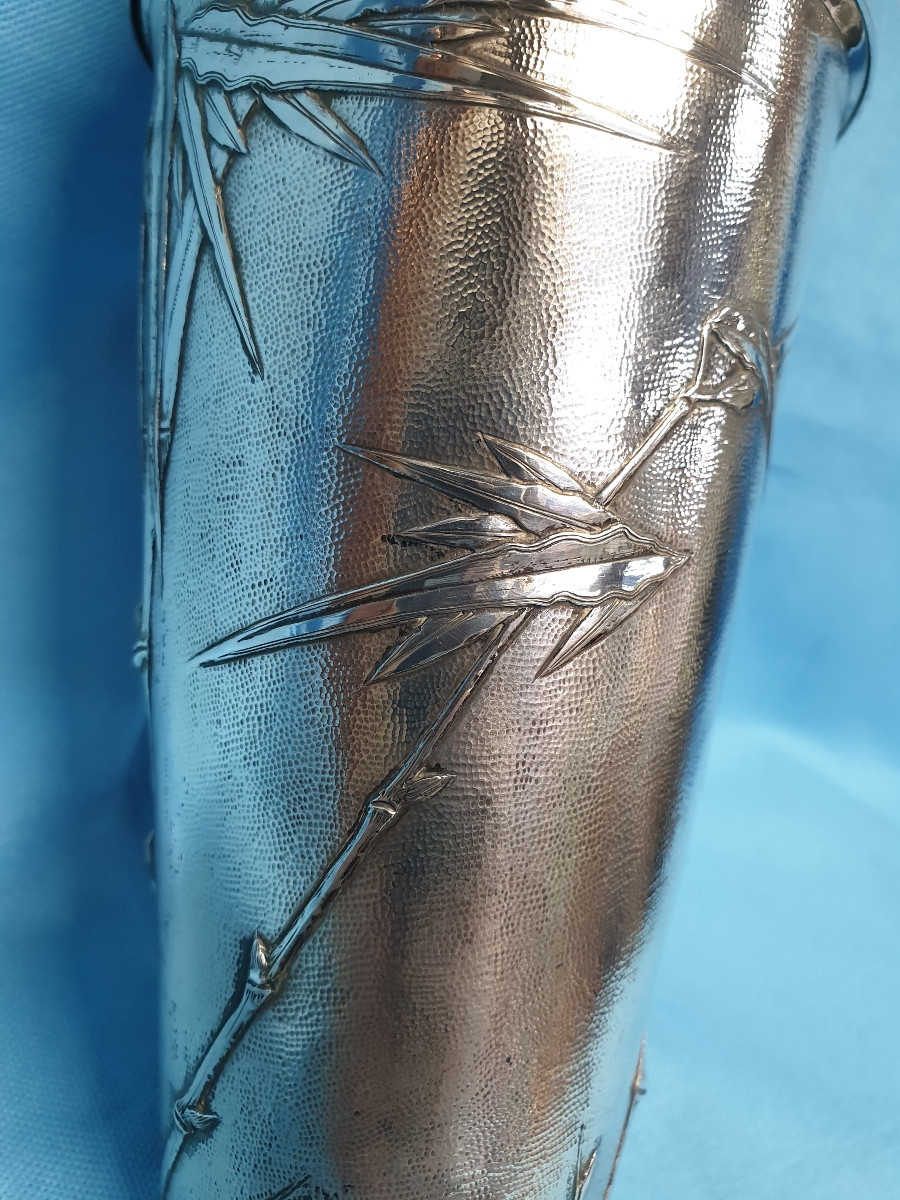 Shaker in argento. China Export Silver. Shanghai, Zewoo. Fine XIX- inizi XX secolo-photo-4