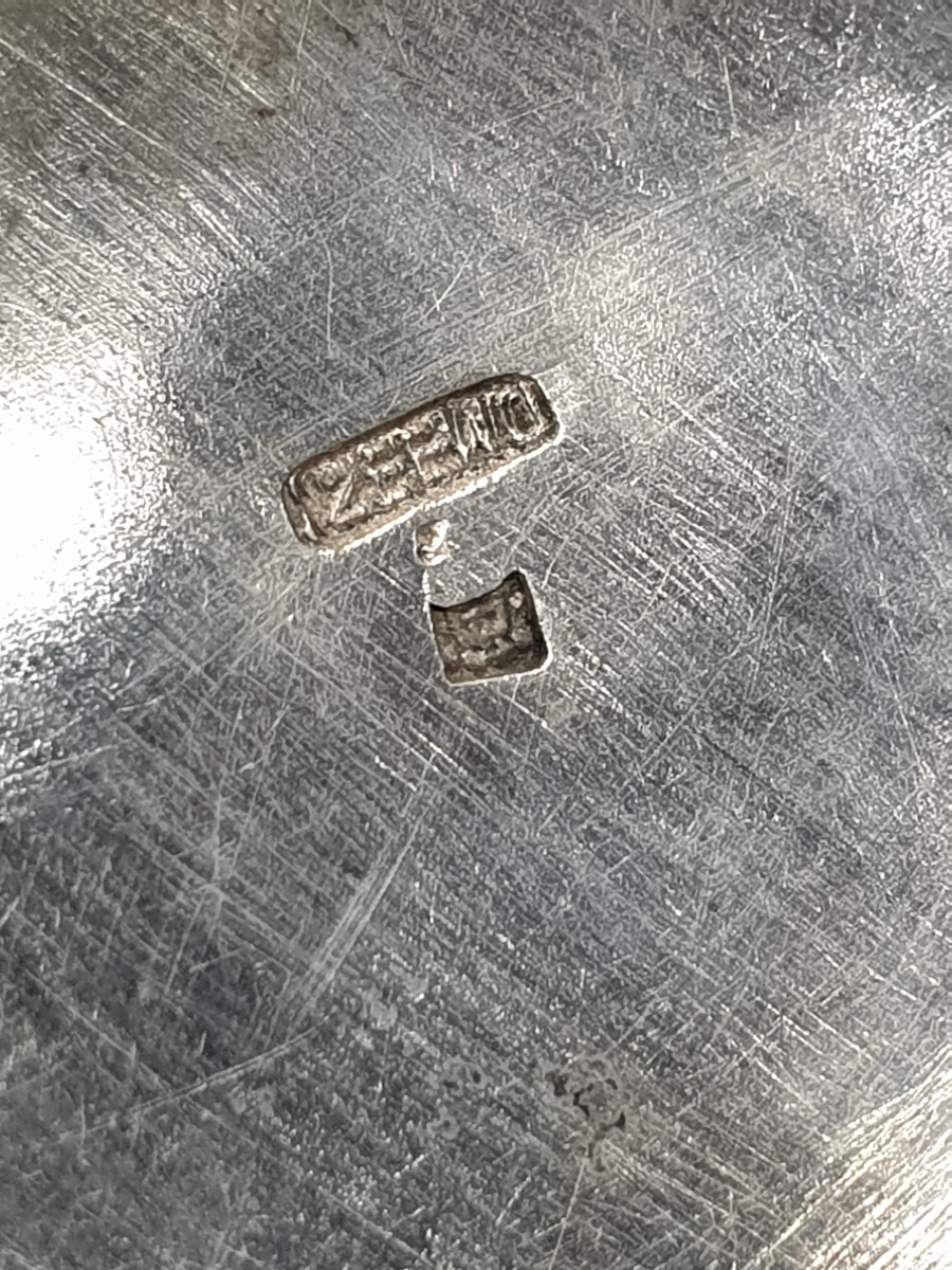 Shaker in argento. China Export Silver. Shanghai, Zewoo. Fine XIX- inizi XX secolo-photo-7