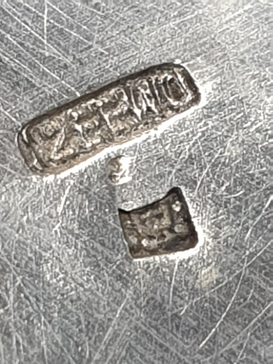 Shaker in argento. China Export Silver. Shanghai, Zewoo. Fine XIX- inizi XX secolo-photo-8