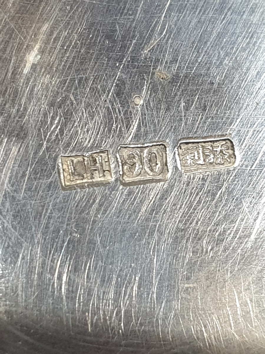 Shaker in argento. China Export Silver. Shanghai, Luen Hing. Inizi del XX secolo-photo-7