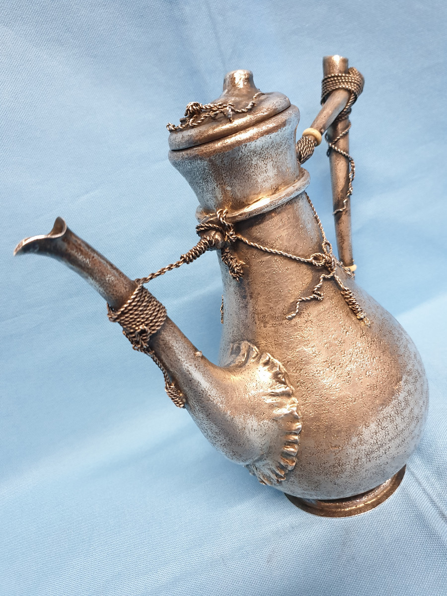 Caffettiera in argento. Impero Austro-ungarico, Vienna, 1866-1922-photo-3