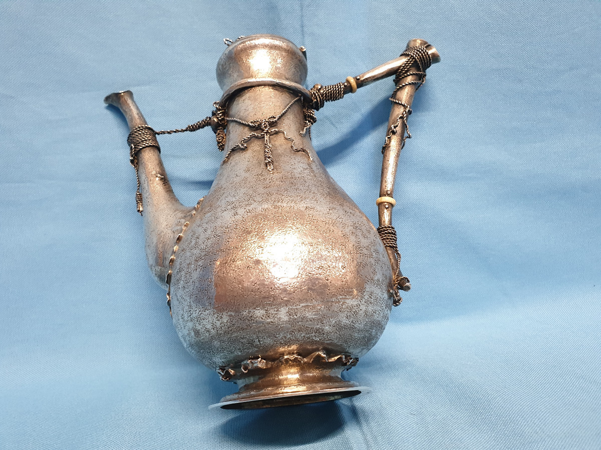Caffettiera in argento. Impero Austro-ungarico, Vienna, 1866-1922-photo-1