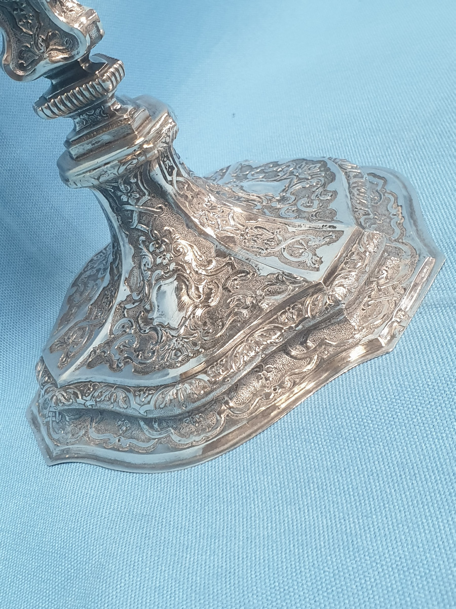 Calice in argento. Stati Pontifici, Roma, prima metà del XVIII secolo-photo-3