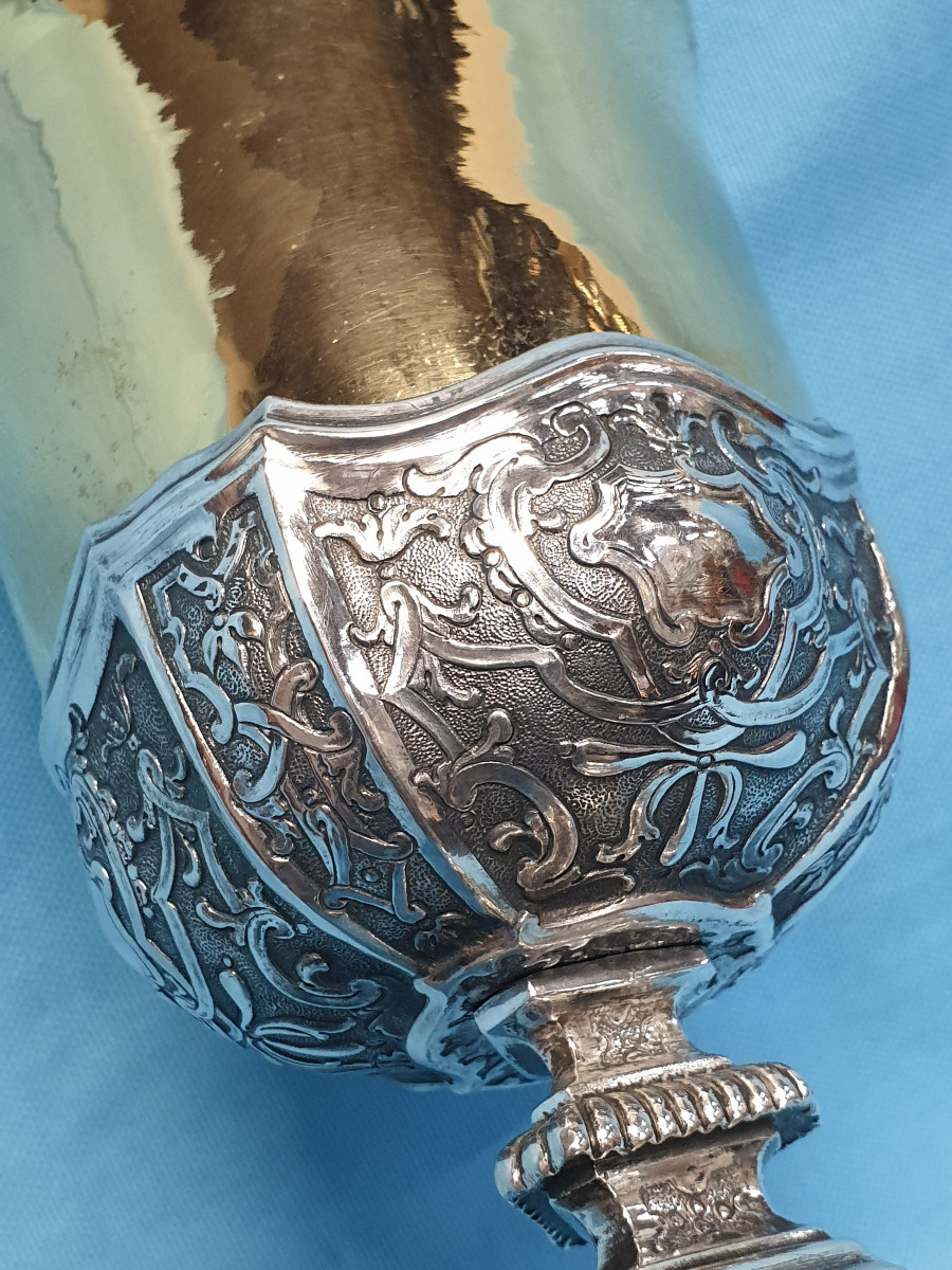 Calice in argento. Stati Pontifici, Roma, prima metà del XVIII secolo-photo-1