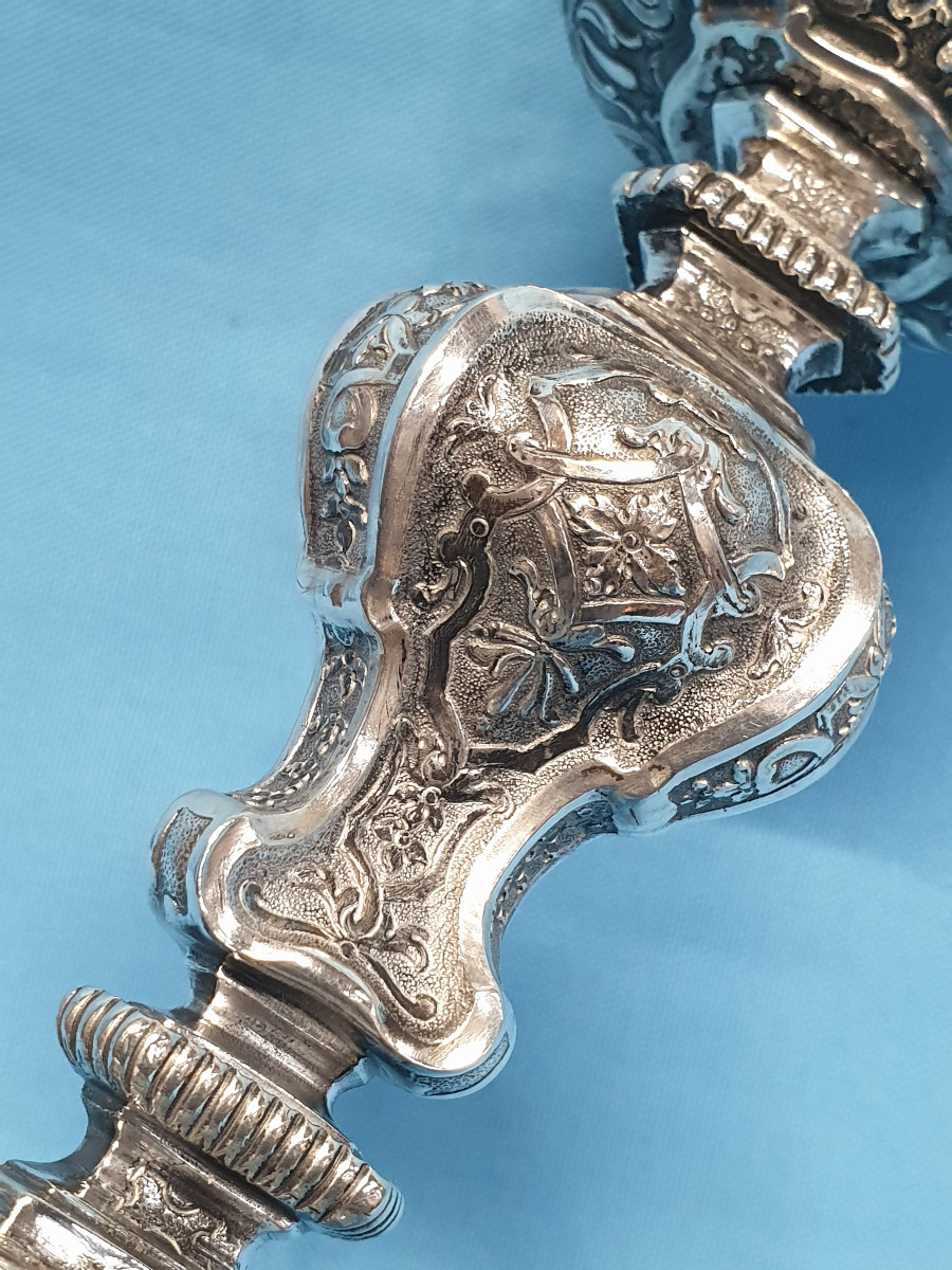 Calice in argento. Stati Pontifici, Roma, prima metà del XVIII secolo-photo-2