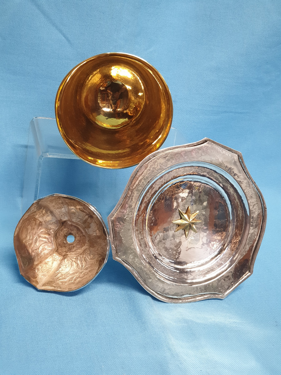 Calice in argento. Stati Pontifici, Roma, prima metà del XVIII secolo-photo-5