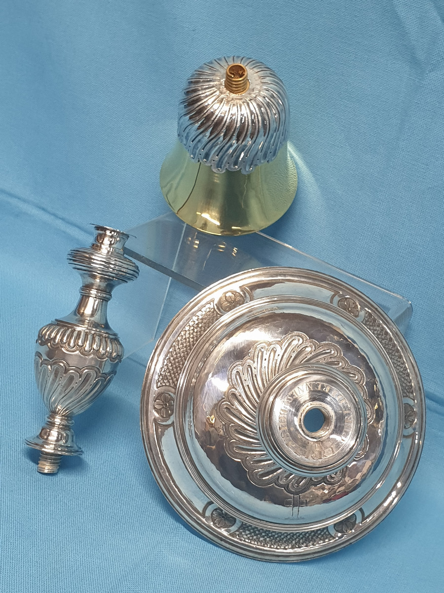 Calice in argento. Francia, Parigi 1762, argentiere Jean Jacques Tonnellier.-photo-3