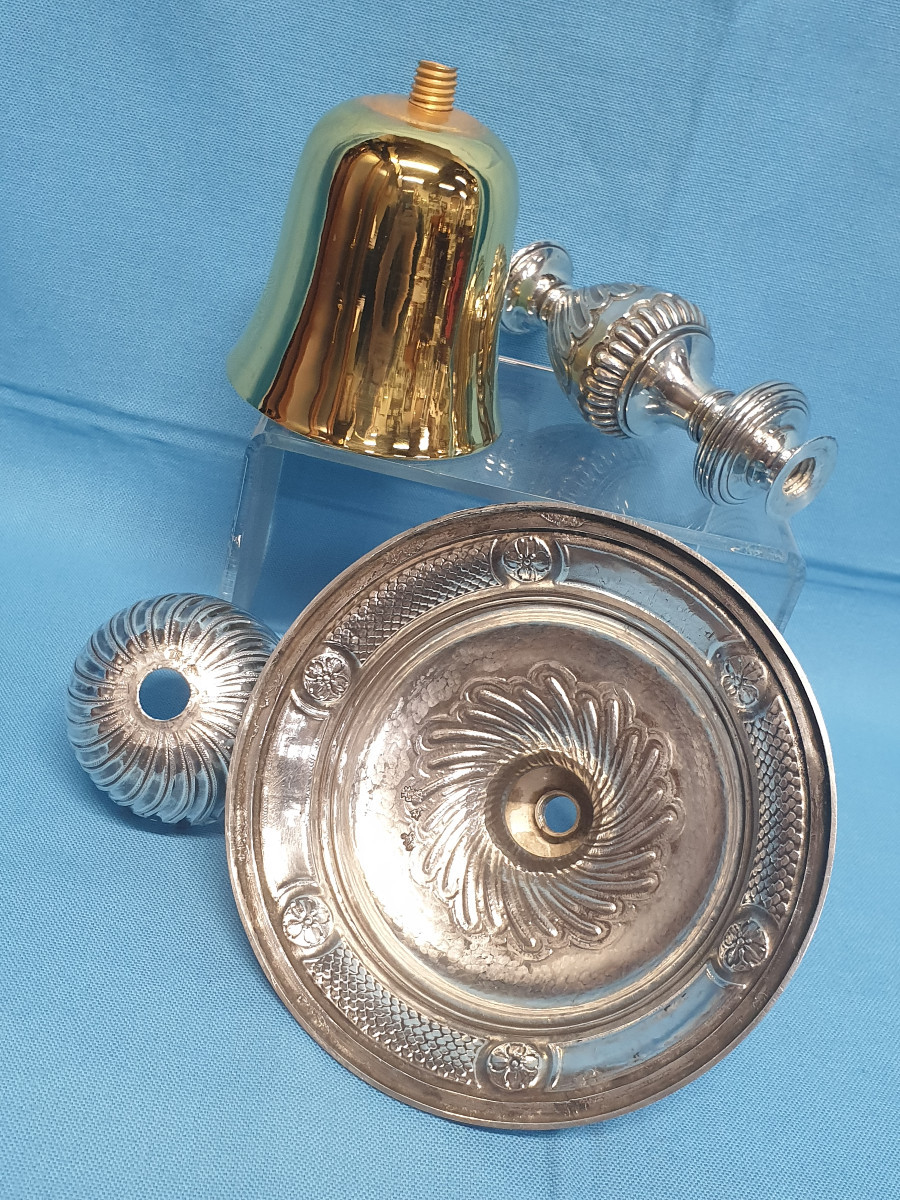 Calice in argento. Francia, Parigi 1762, argentiere Jean Jacques Tonnellier.-photo-4