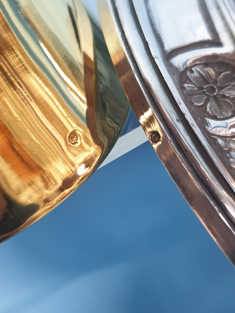 Calice in argento. Francia, Parigi 1762, argentiere Jean Jacques Tonnellier.-photo-6