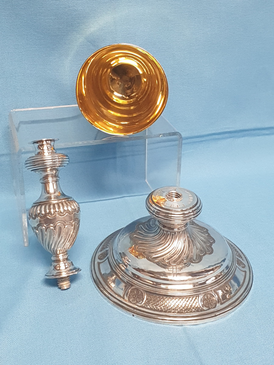 Calice in argento. Francia, Parigi 1762, argentiere Jean Jacques Tonnellier.-photo-7