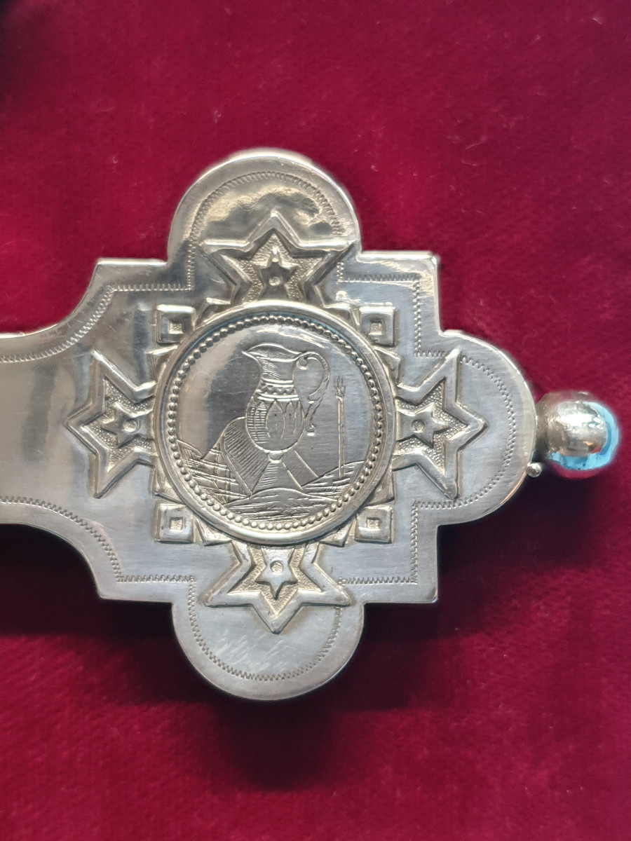 Croce in argento. Mosca 1892, assaggiatore A. Svetschin, argentiere Vassili Sikathev.-photo-7