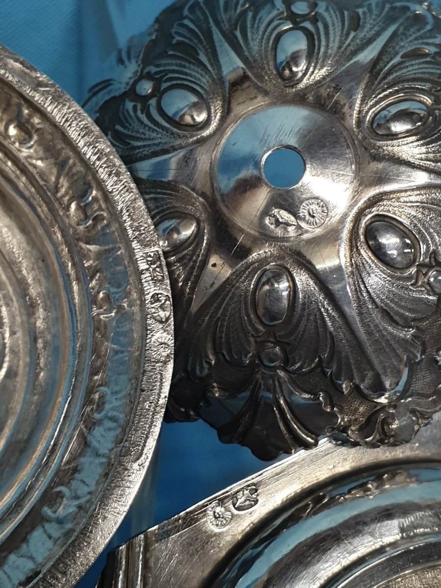 Pisside in argento. Lucca, 1753, argentiere Michelangelo e Giovanni Vambré-photo-8