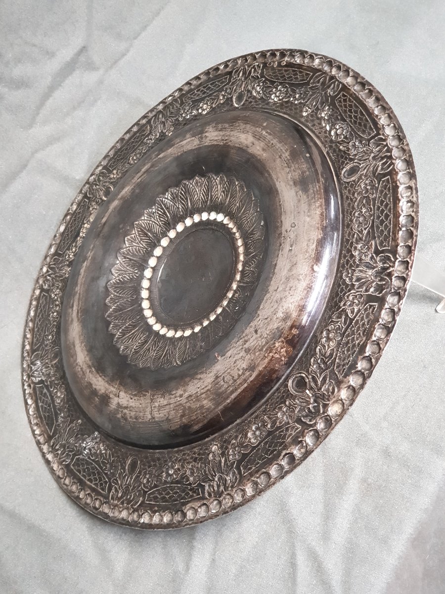 Piatto del Seder di Pesach (Pasqua) in argento. Torino, argentiere Lattes Giuseppe, 1834-73-photo-6