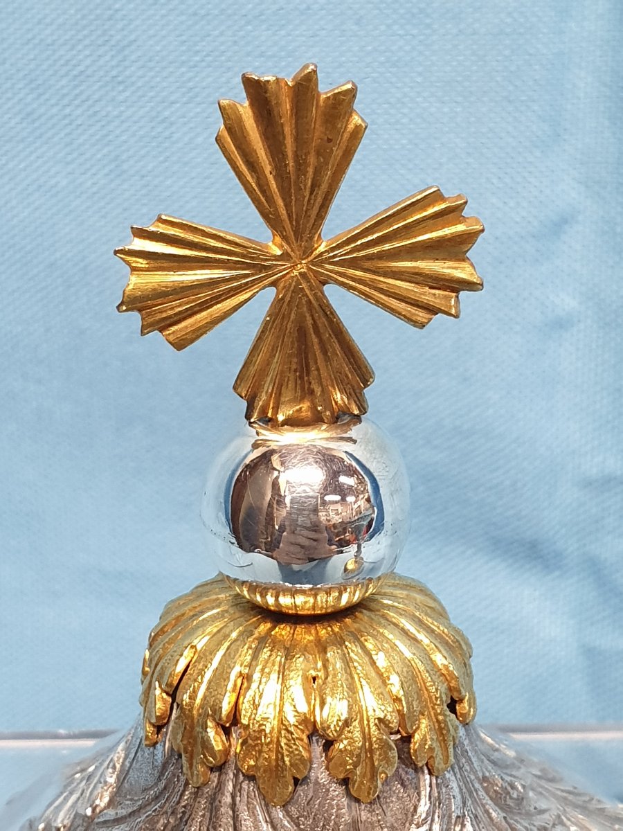 Pisside in argento, Stati Pontifici, Forlì, Rimini, argentiere Giulio Turchi, 1807-36-photo-5