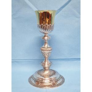 Calice in argento. Francia, Parigi 1762, argentiere Jean Jacques Tonnellier.